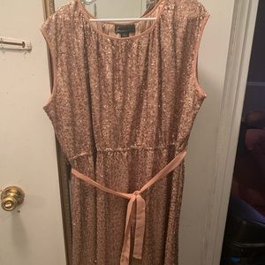 Rose gold dress